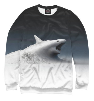 Мужской Толстовка Snow shark
