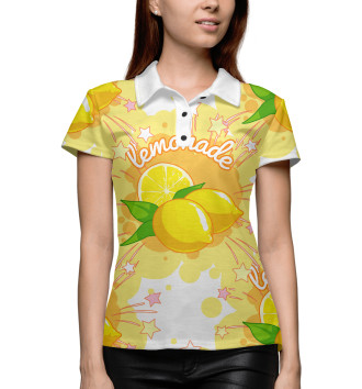 Женское Рубашка поло Lemonade
