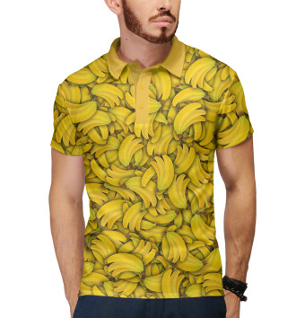 Мужское Рубашка поло Бананы