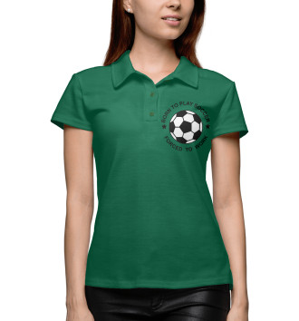 Женское Рубашка поло Футбол