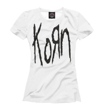 Женская Футболка KoRn Logo