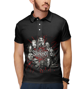 Мужское Рубашка поло Slipknot