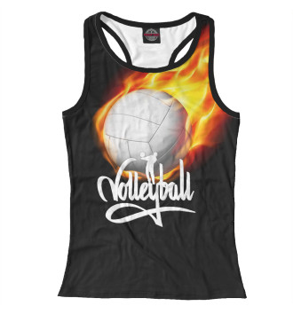 Женская Борцовка Волейбольный мяч в огне