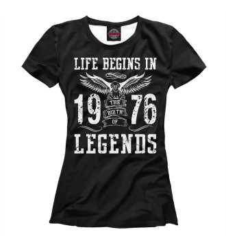 Женская Футболка 1976 - рождение легенды