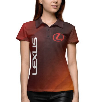 Женское Рубашка поло Lexus / Лексус