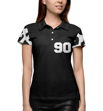Женское Рубашка поло Леопардовый окрас 90
