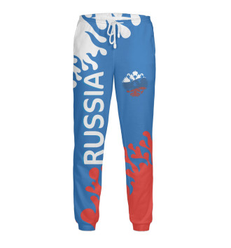 Мужские Спортивные штаны Флаг и герб России