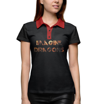 Женское Рубашка поло Imagine Dragons