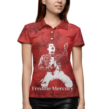 Женское Рубашка поло Freddie Mercury