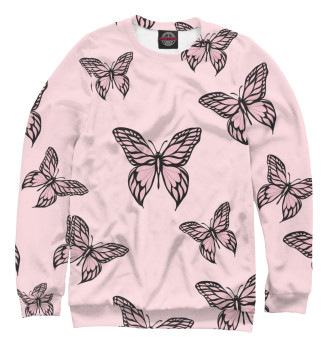 Свитшот для мальчиков Розовые бабочки