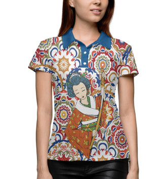 Женское Рубашка поло Дочери самурая