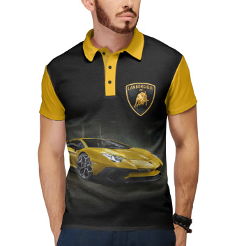 Мужское Рубашка поло Lamborghini