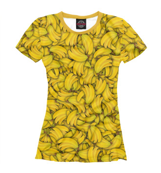 Женская Футболка Бананы