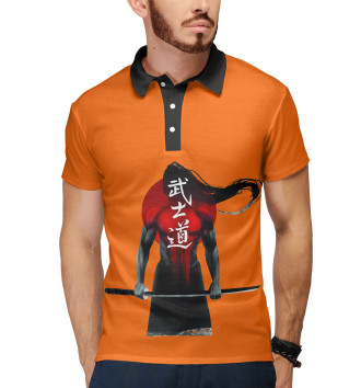 Мужское Рубашка поло Бусидо - кодекс самурая