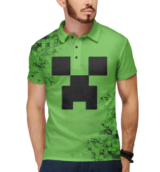 Мужское Рубашка поло Minecraft