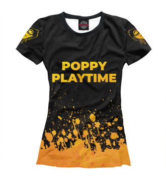 Футболка для девочек Poppy Playtime Gold Gradient
