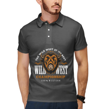 Мужское Рубашка поло Wild west