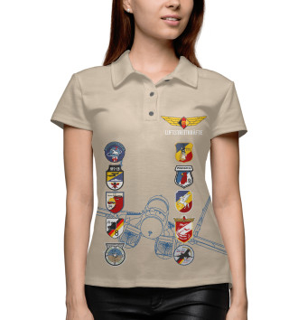 Женское Рубашка поло ВВС ГДР