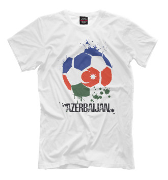 Мужская Футболка Футбол - Азербайджан