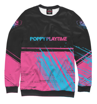 Женский Свитшот Poppy Playtime Neon Gradient