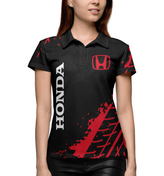 Женское Рубашка поло Honda / Хонда