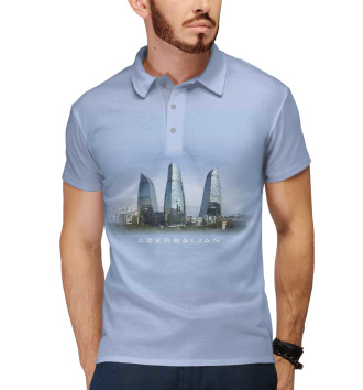 Мужское Рубашка поло Азербайджан