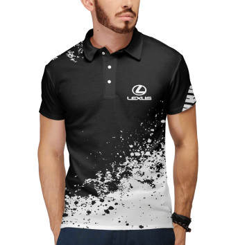 Мужское Рубашка поло Lexus abstract sport uniform