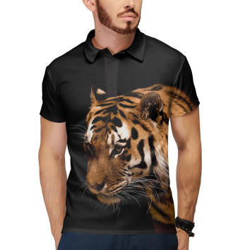 Мужское Рубашка поло Тигр реализм