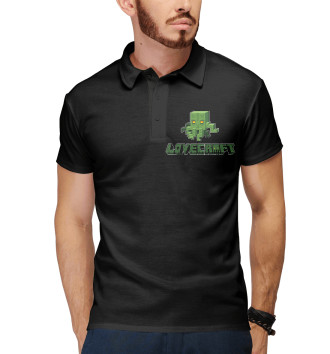 Мужское Рубашка поло Minecraft Lovecraft