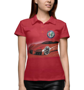 Женское Рубашка поло Alfa Romeo