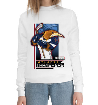 Женский Хлопковый свитшот Atlanta Thrashers
