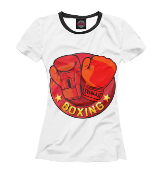 Женская Футболка Boxing