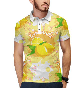 Мужское Рубашка поло Lemonade