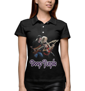 Женское Рубашка поло Deep Purple