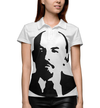 Женское Рубашка поло Ленин