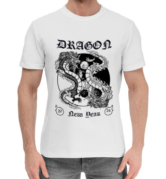 Мужская Хлопковая футболка Dragon new dear