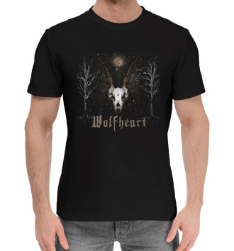 Мужская Хлопковая футболка Wolfheart