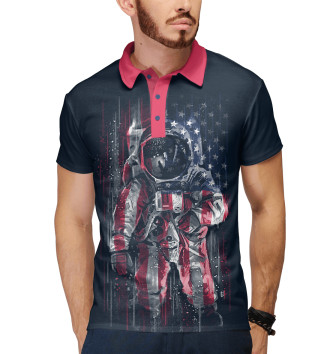 Мужское Рубашка поло Американский астронавт