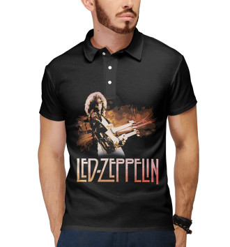 Мужское Рубашка поло Led Zeppelin