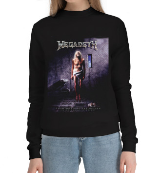 Женский Хлопковый свитшот Megadeth