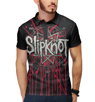 Мужское Рубашка поло Slipknot