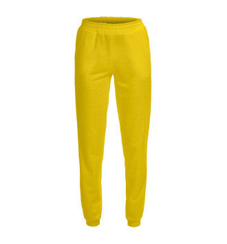 Женские Спортивные штаны BTS логотип желтый