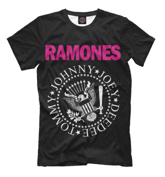 Футболка для мальчиков Ramones pink