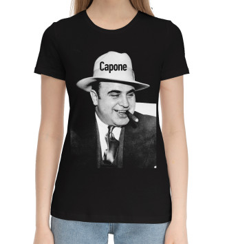 Женская Хлопковая футболка Аль Капон