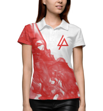 Женское Рубашка поло Linkin Park / Линкин Парк