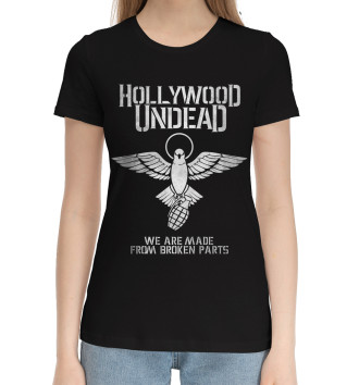 Женская Хлопковая футболка Hollywood Undead