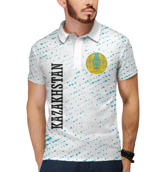 Мужское Рубашка поло Kazakhstan / Казахстан