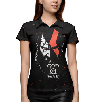 Женское Рубашка поло God of War