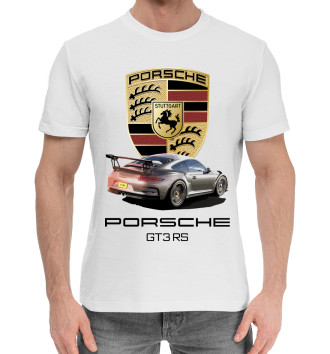 Мужская Хлопковая футболка Porsche GT3 RS