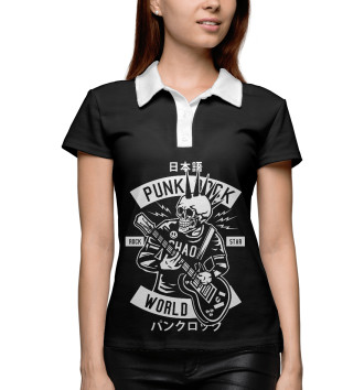 Женское Рубашка поло Панк-Рок